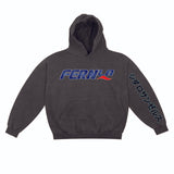 Fern LA " International Deliveries " Vintage Gray Hoodie (7144726102149)