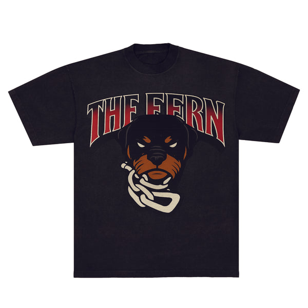 Fern LA " Rottweiler " Black T-Shirt (7154141757573)