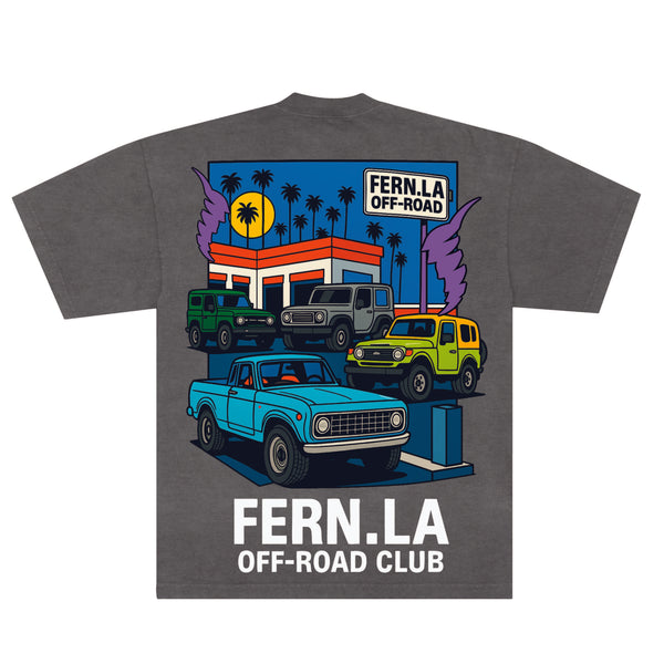 Fern LA " Off-Road Club " Vintage T-Shirt (7191967596677) (7191967924357) (7191968972933)