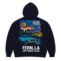 Fern LA " Off-Road Club " Black Zip Up (7191968972933)