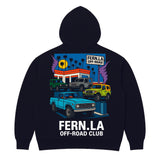 Fern LA " Off-Road Club " Black Zip Up (7191968972933)